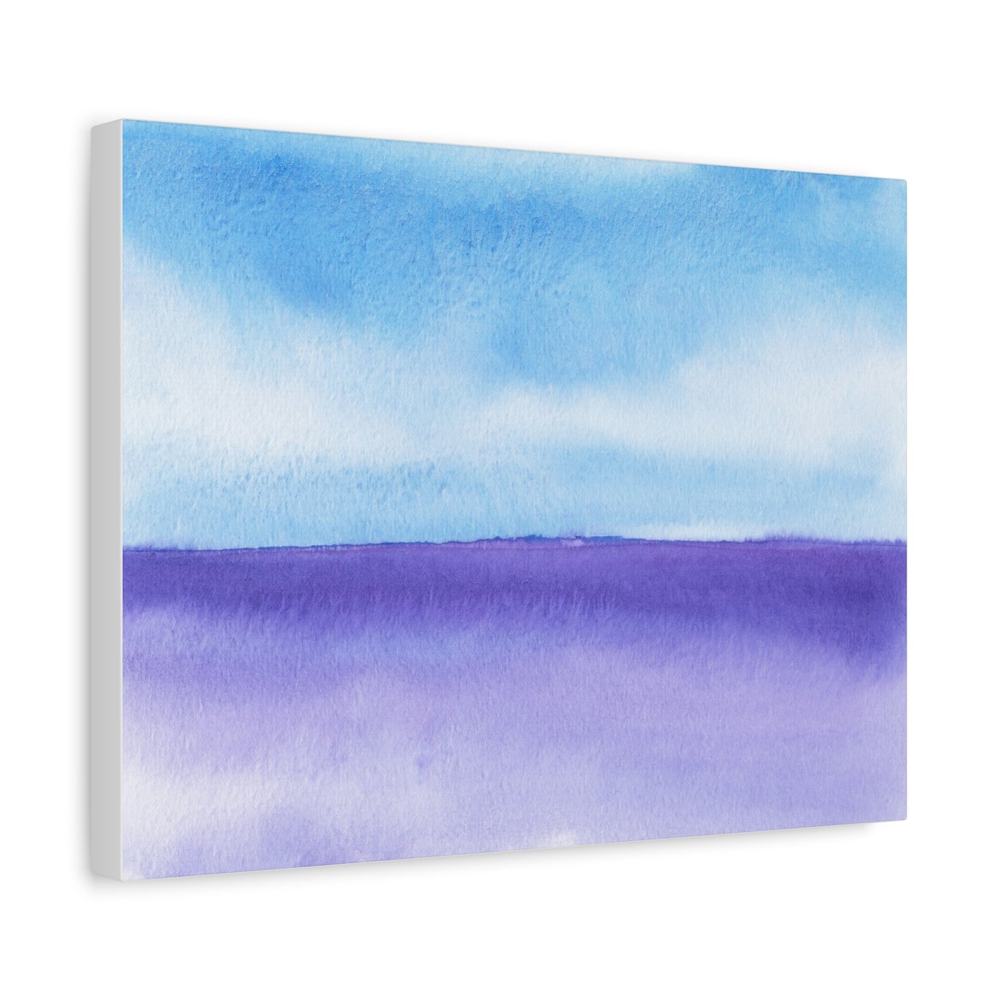Big Wave Watercolor Art Print | Ready-to-Hang Custom Matte Canvas with Eco-Friendly Pine Frame