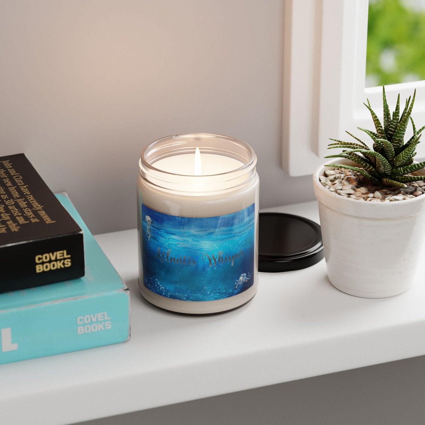 Atlantis Whisper | Custom 9oz Scented Soy Candles | Available in 9 Luxurious Scents