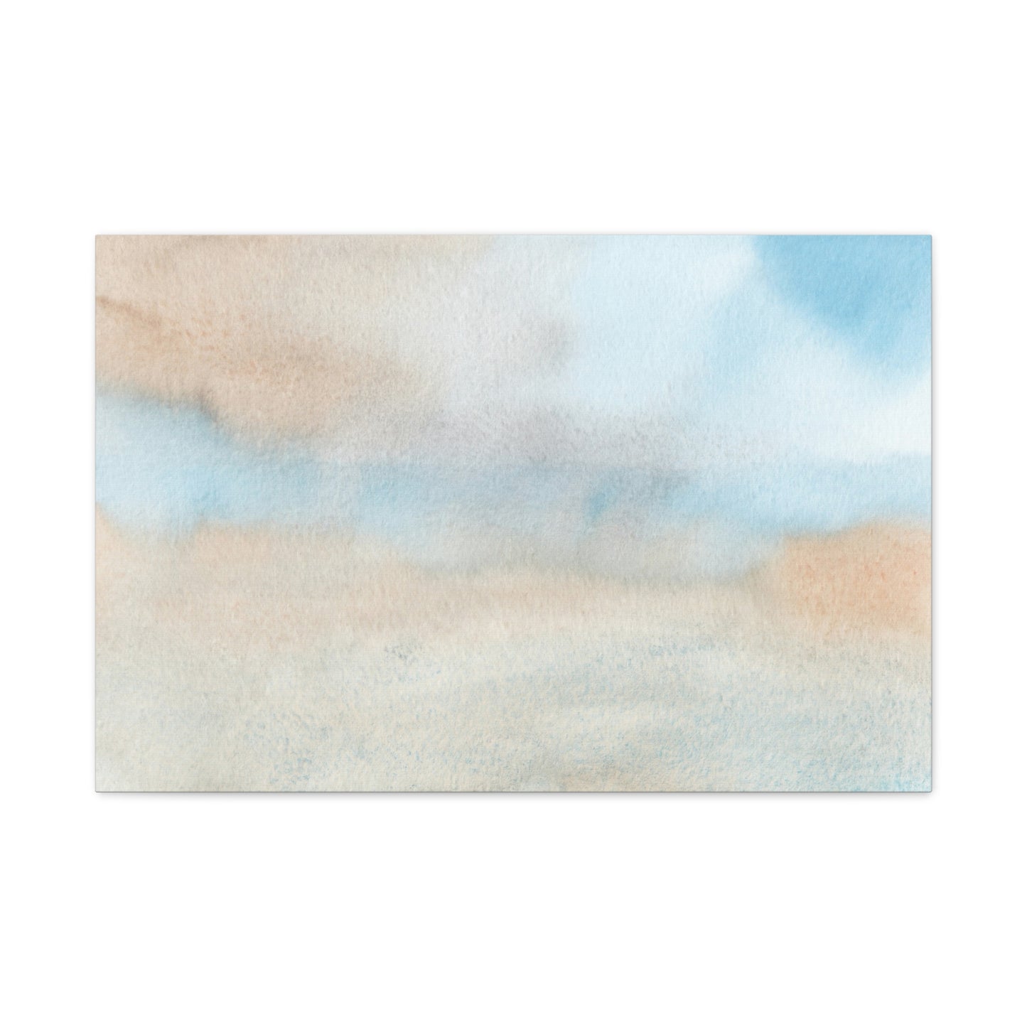 Beach Abstract Art Print | Ready-to-Hang Custom Matte Canvas with Eco-Friendly Pine Frame