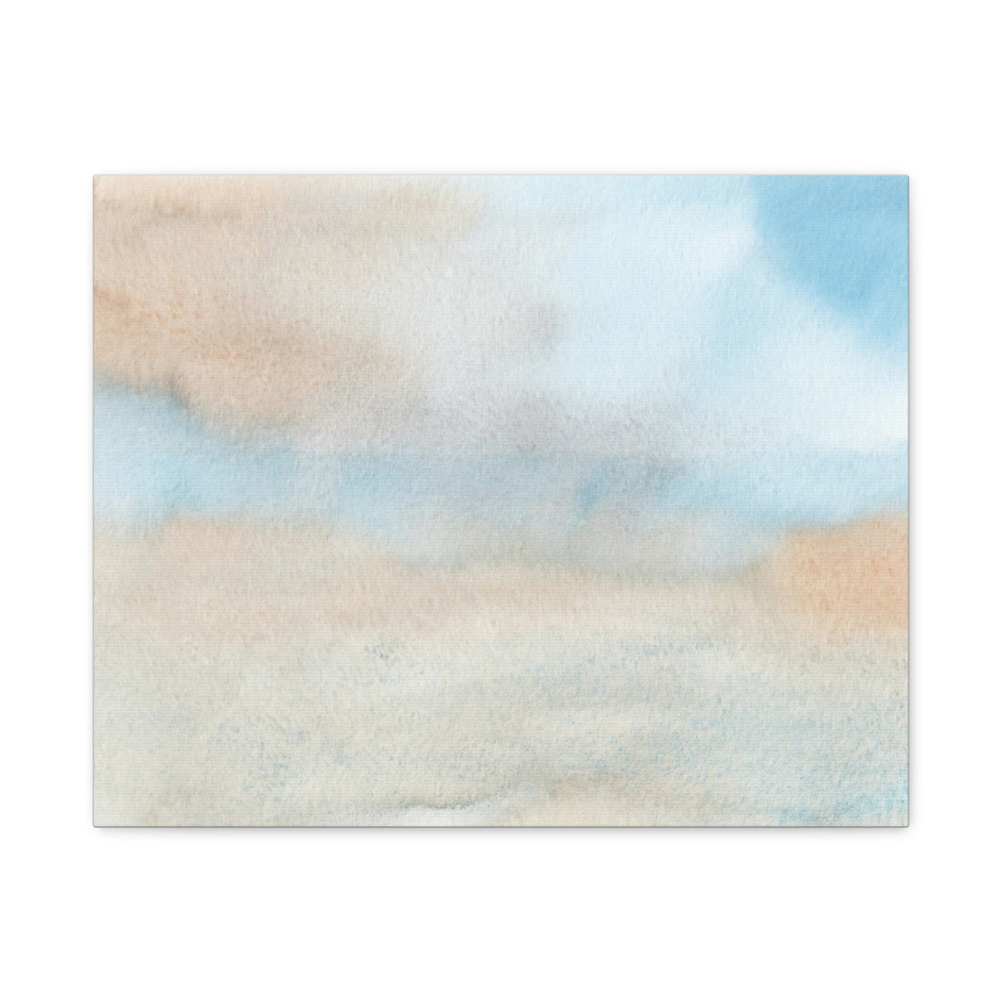 Beach Abstract Art Print | Ready-to-Hang Custom Matte Canvas with Eco-Friendly Pine Frame