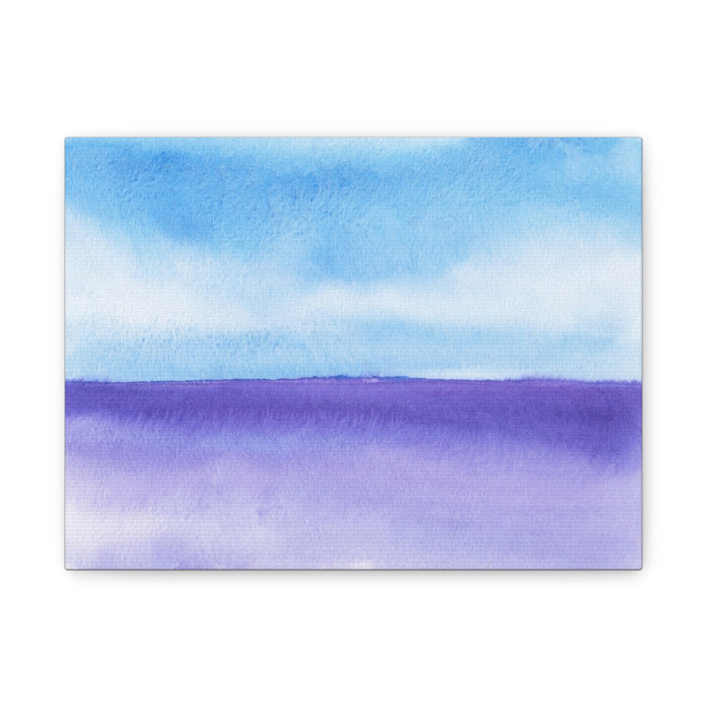 Big Wave Watercolor Art Print | Ready-to-Hang Custom Matte Canvas with Eco-Friendly Pine Frame
