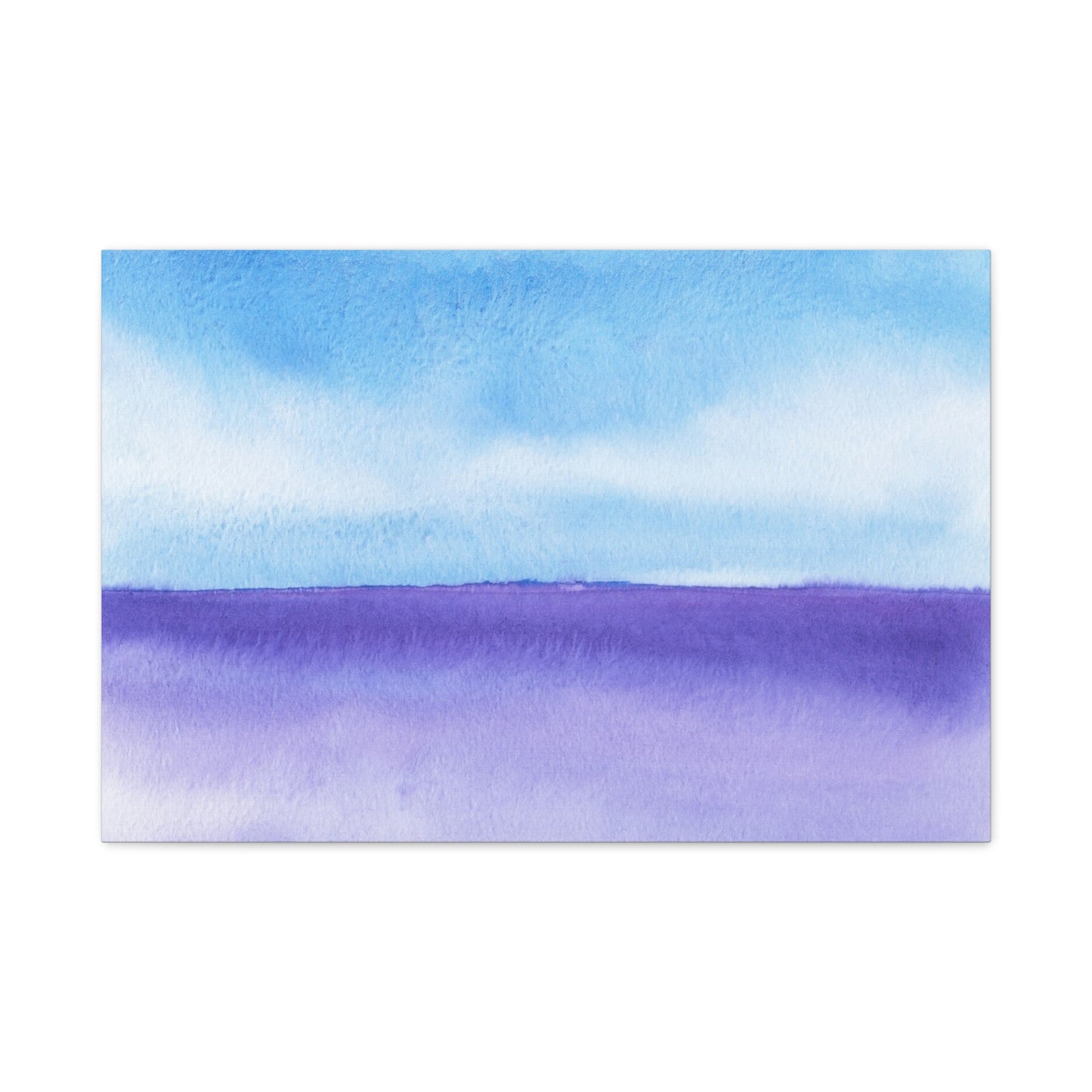 Big Wave Watercolor Art Print | Ready-to-Hang Custom Matte Canvas with Eco-Friendly Pine Frame