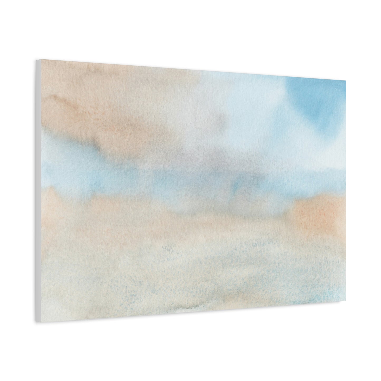 Beach Abstract Art Print | Ready-to-Hang Custom Matte Canvas with Eco-Friendly Pine Frame