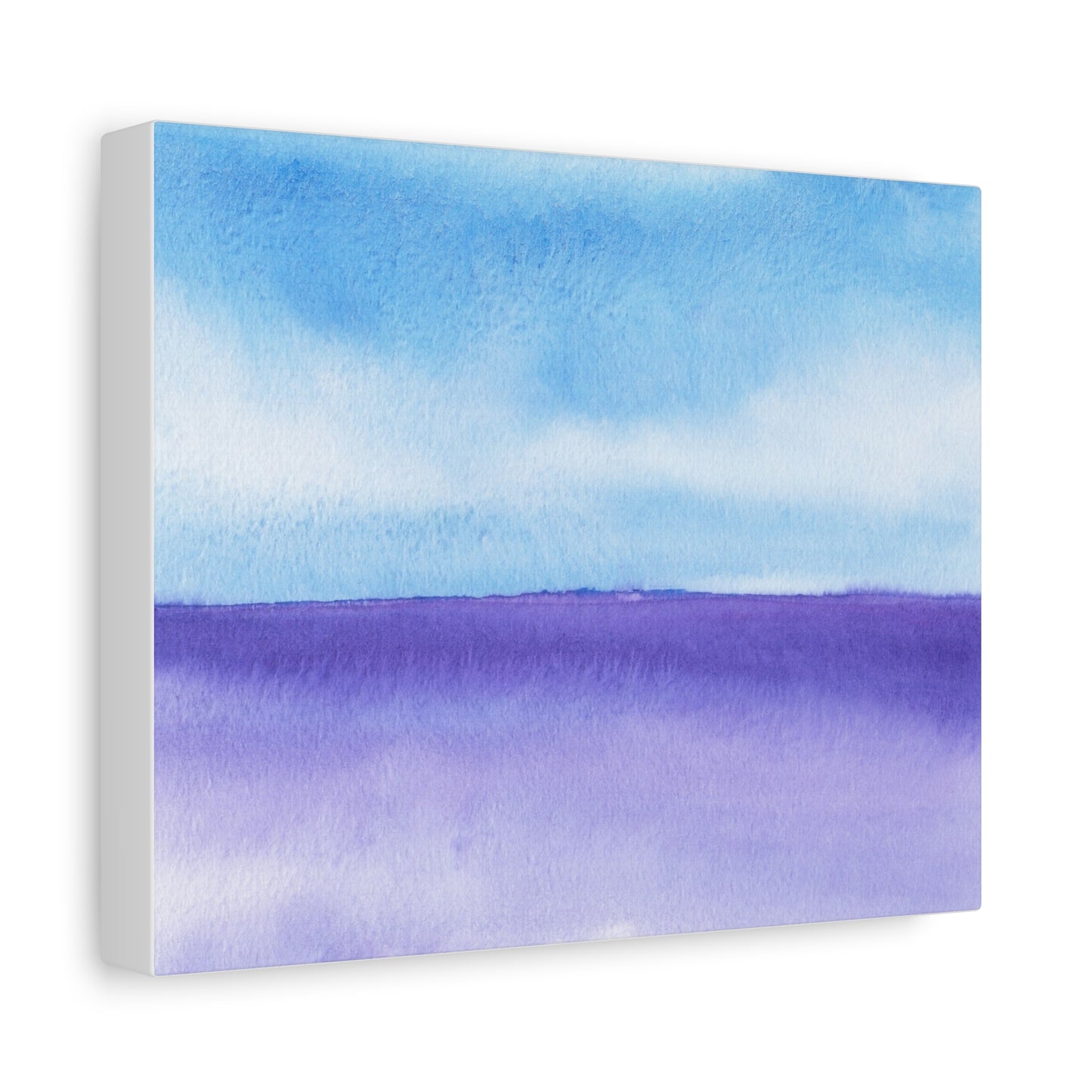 Big Wave Watercolor Art Print | Ready-to-Hang Custom Matte Canvas with Eco-Friendly Pine Frame