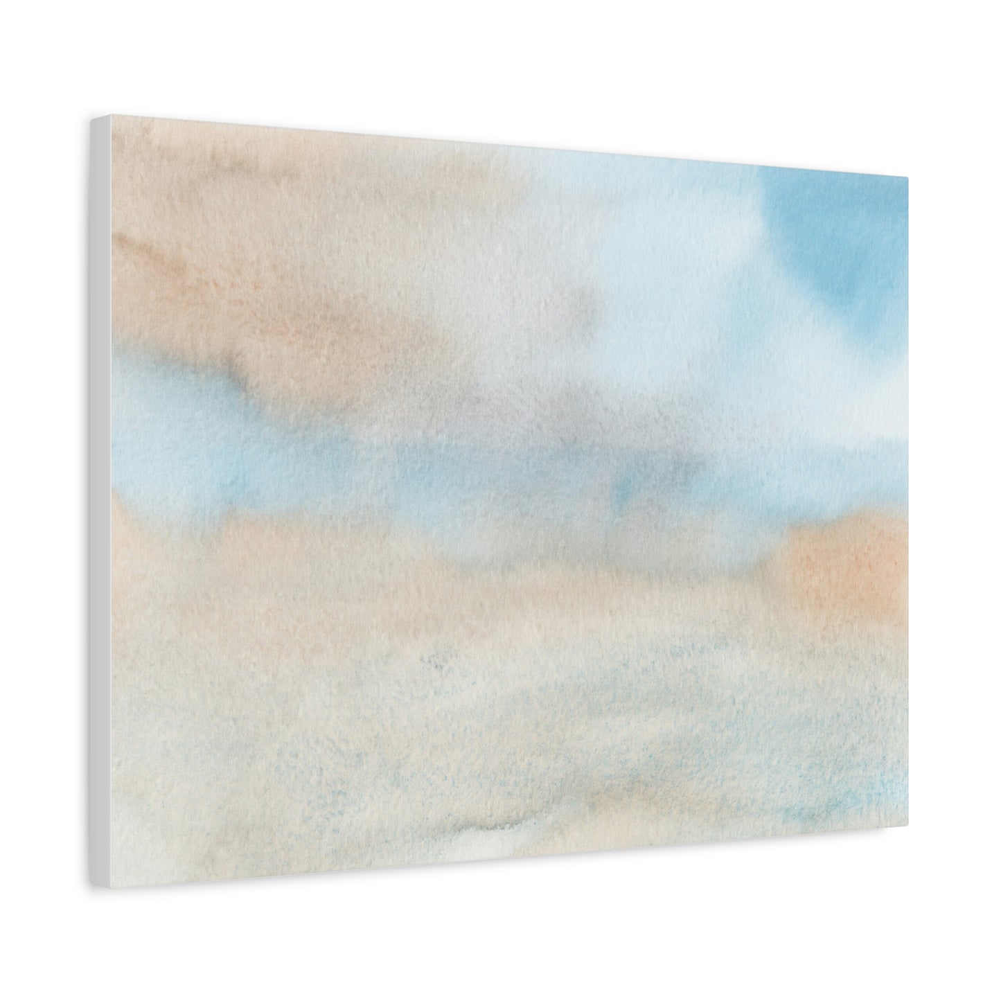 Beach Abstract Art Print | Ready-to-Hang Custom Matte Canvas with Eco-Friendly Pine Frame