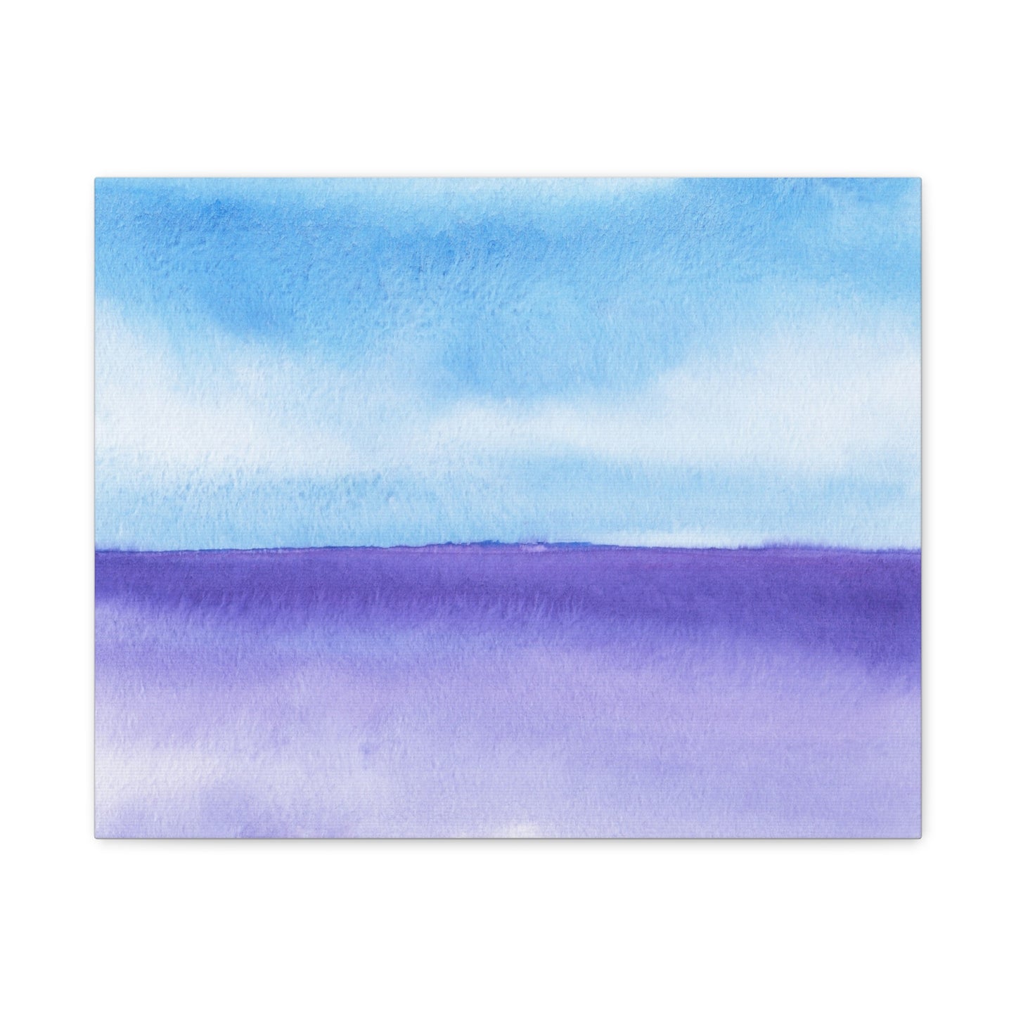 Big Wave Watercolor Art Print | Ready-to-Hang Custom Matte Canvas with Eco-Friendly Pine Frame