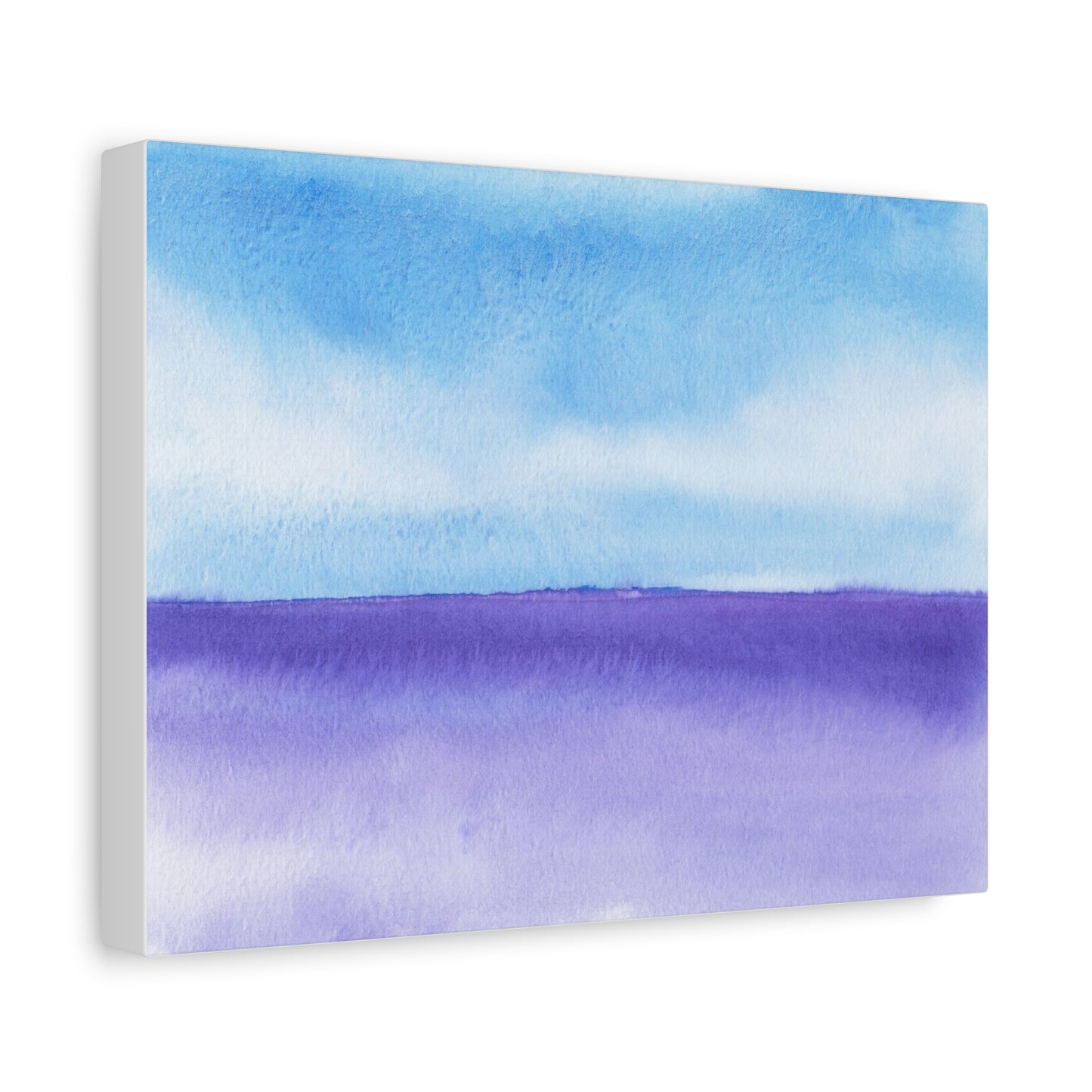 Big Wave Watercolor Art Print | Ready-to-Hang Custom Matte Canvas with Eco-Friendly Pine Frame