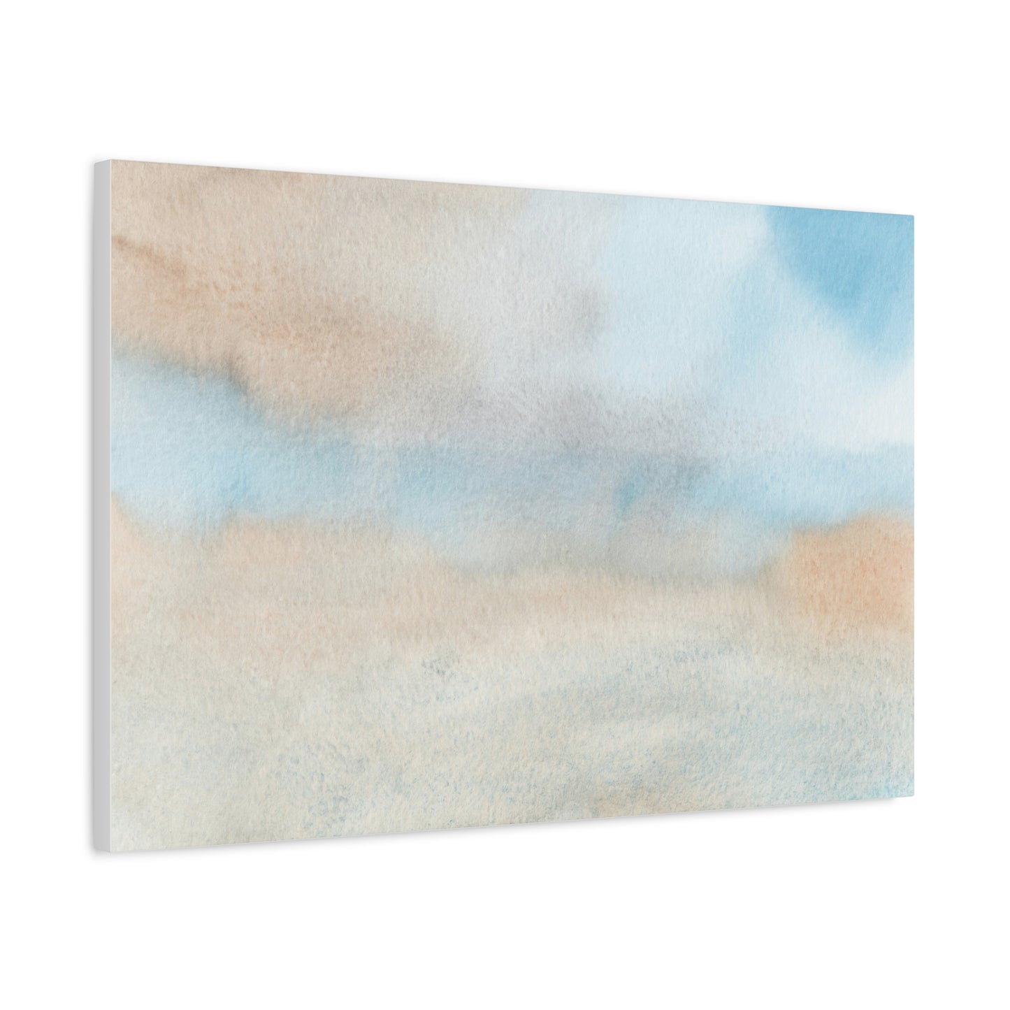 Beach Abstract Art Print | Ready-to-Hang Custom Matte Canvas with Eco-Friendly Pine Frame