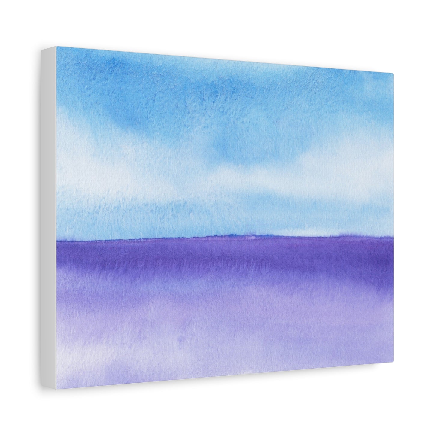 Big Wave Watercolor Art Print | Ready-to-Hang Custom Matte Canvas with Eco-Friendly Pine Frame