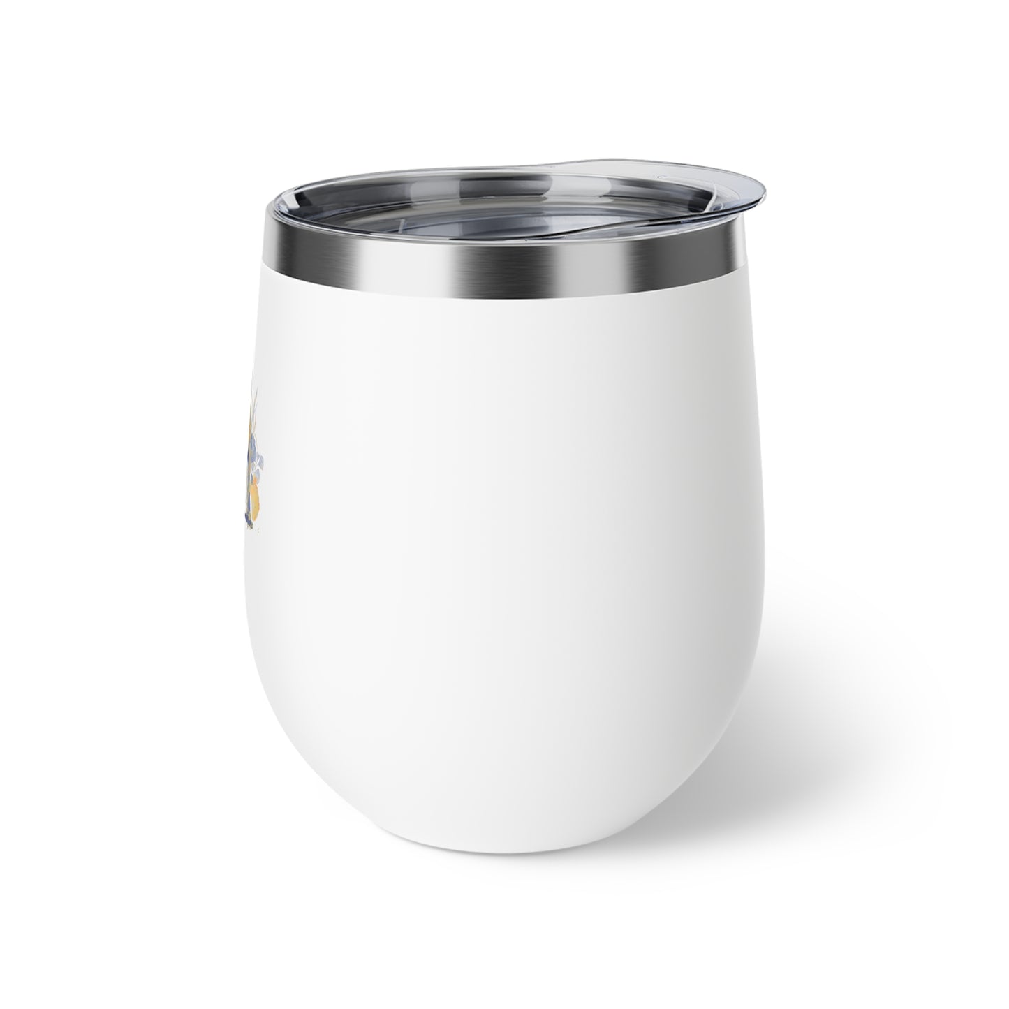 Letter A - Personalized "Under The Sea" Copper Vacuum Insulated Cup, 12 oz – Perfect for Weddings (High Color Saturation)