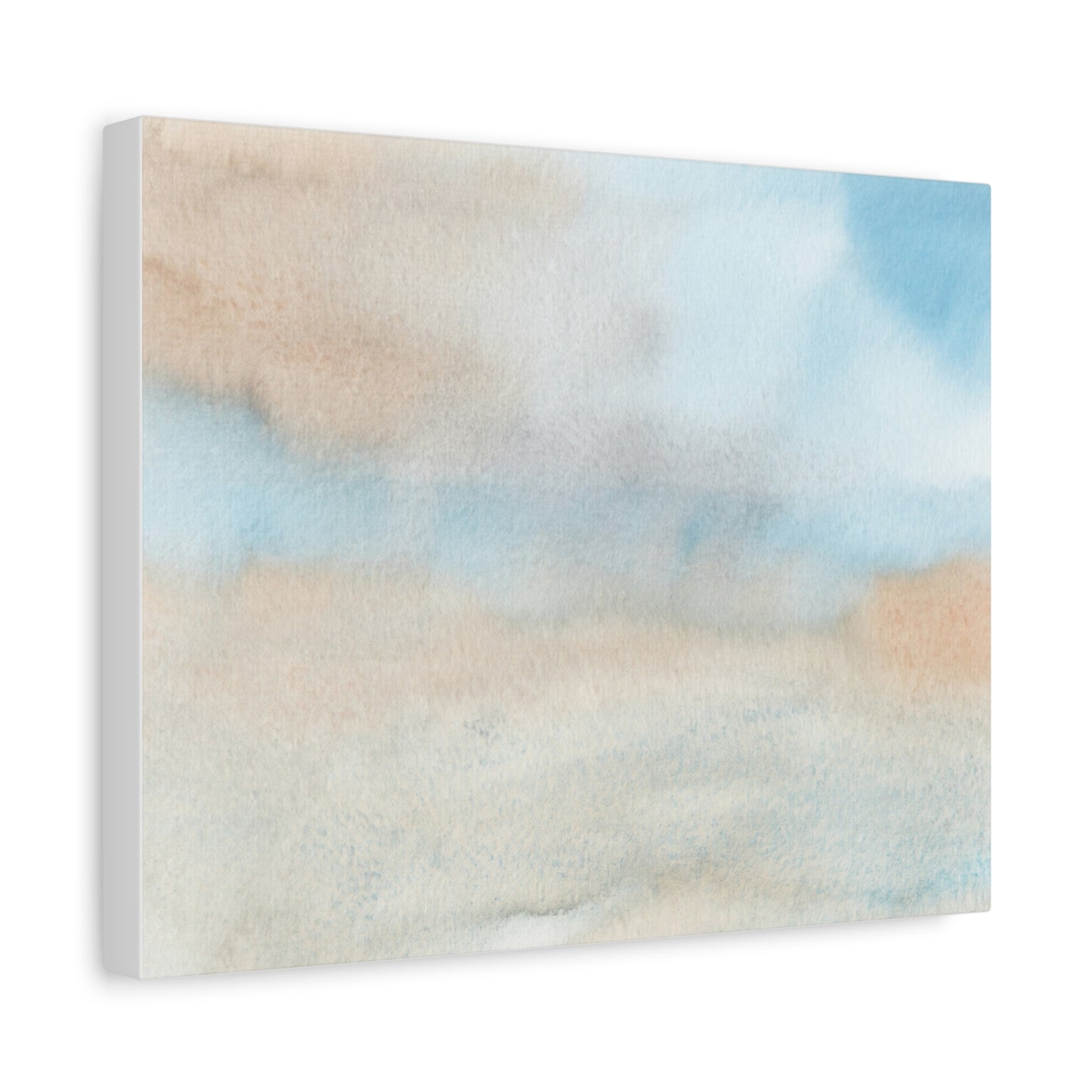 Beach Abstract Art Print | Ready-to-Hang Custom Matte Canvas with Eco-Friendly Pine Frame