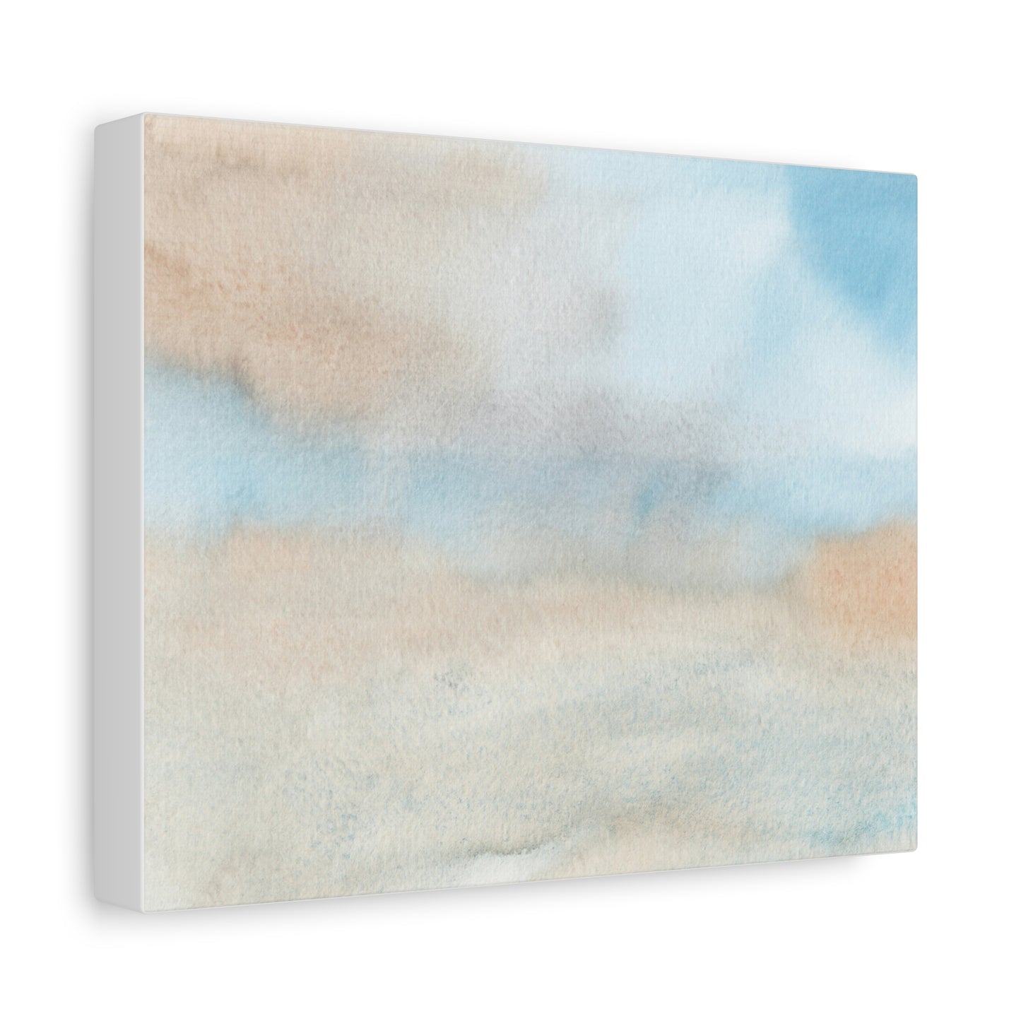 Beach Abstract Art Print | Ready-to-Hang Custom Matte Canvas with Eco-Friendly Pine Frame