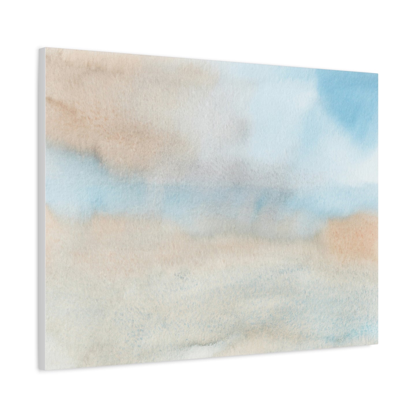 Beach Abstract Art Print | Ready-to-Hang Custom Matte Canvas with Eco-Friendly Pine Frame
