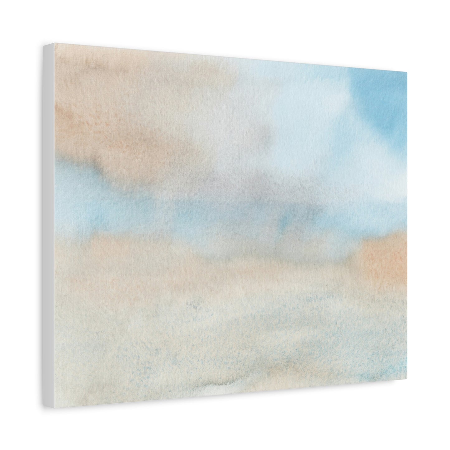 Beach Abstract Art Print | Ready-to-Hang Custom Matte Canvas with Eco-Friendly Pine Frame