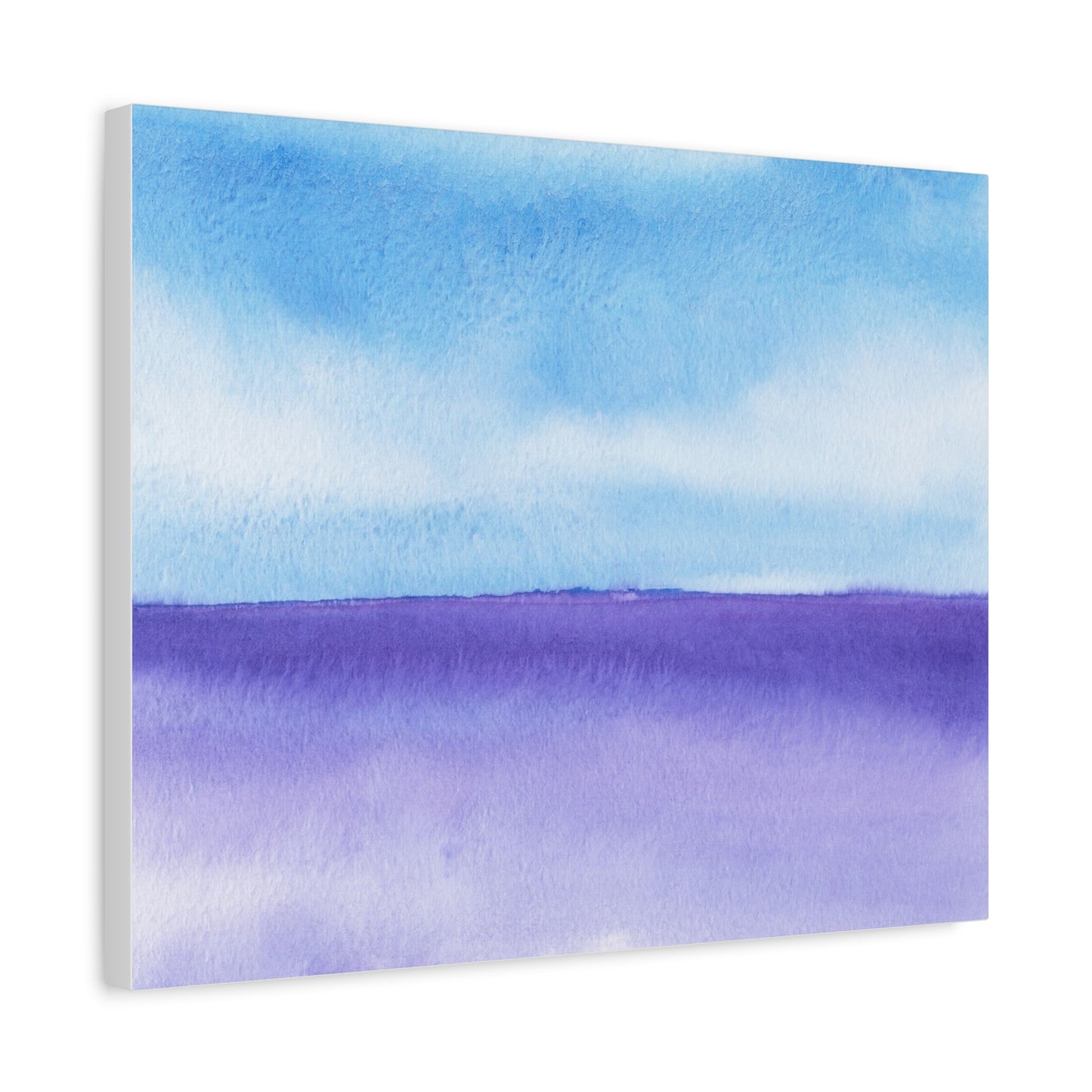 Big Wave Watercolor Art Print | Ready-to-Hang Custom Matte Canvas with Eco-Friendly Pine Frame