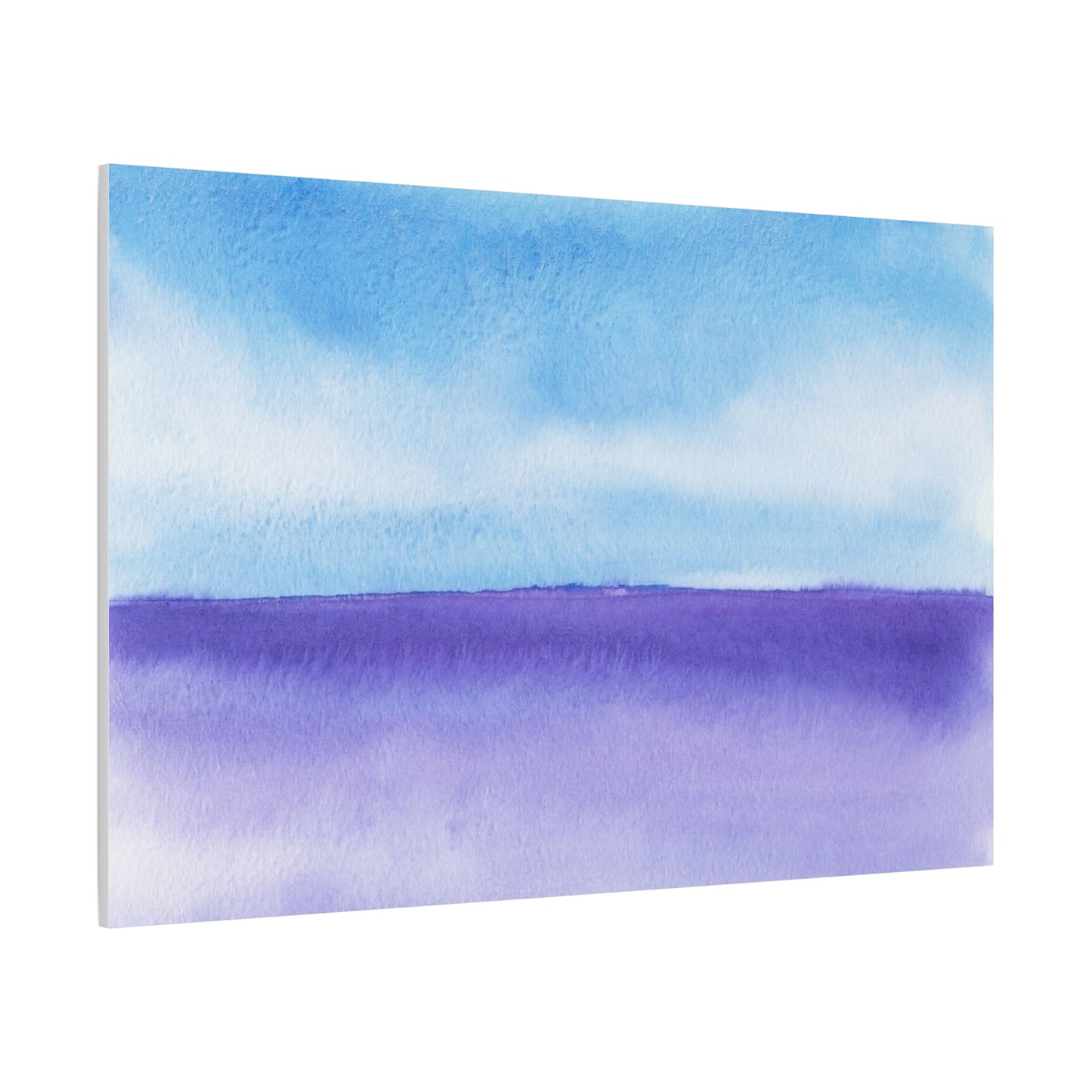 Big Wave Watercolor Art Print | Ready-to-Hang Custom Matte Canvas with Eco-Friendly Pine Frame