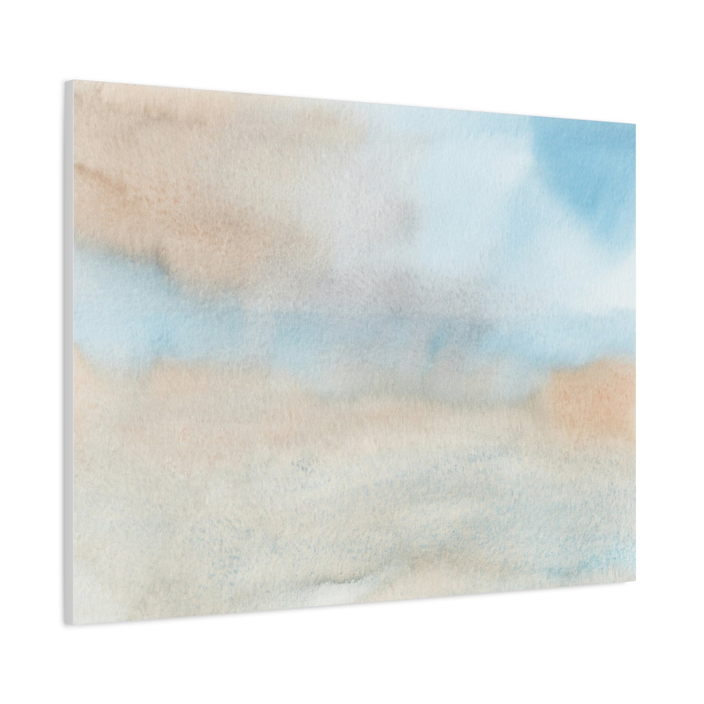 Beach Abstract Art Print | Ready-to-Hang Custom Matte Canvas with Eco-Friendly Pine Frame