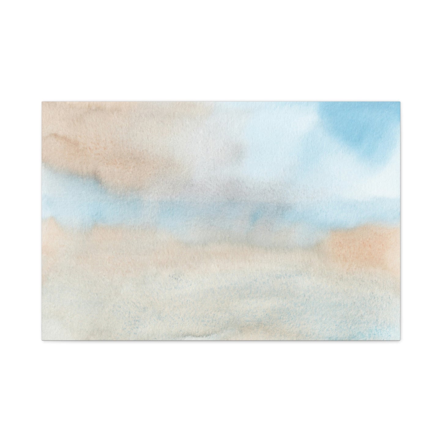 Beach Abstract Art Print | Ready-to-Hang Custom Matte Canvas with Eco-Friendly Pine Frame
