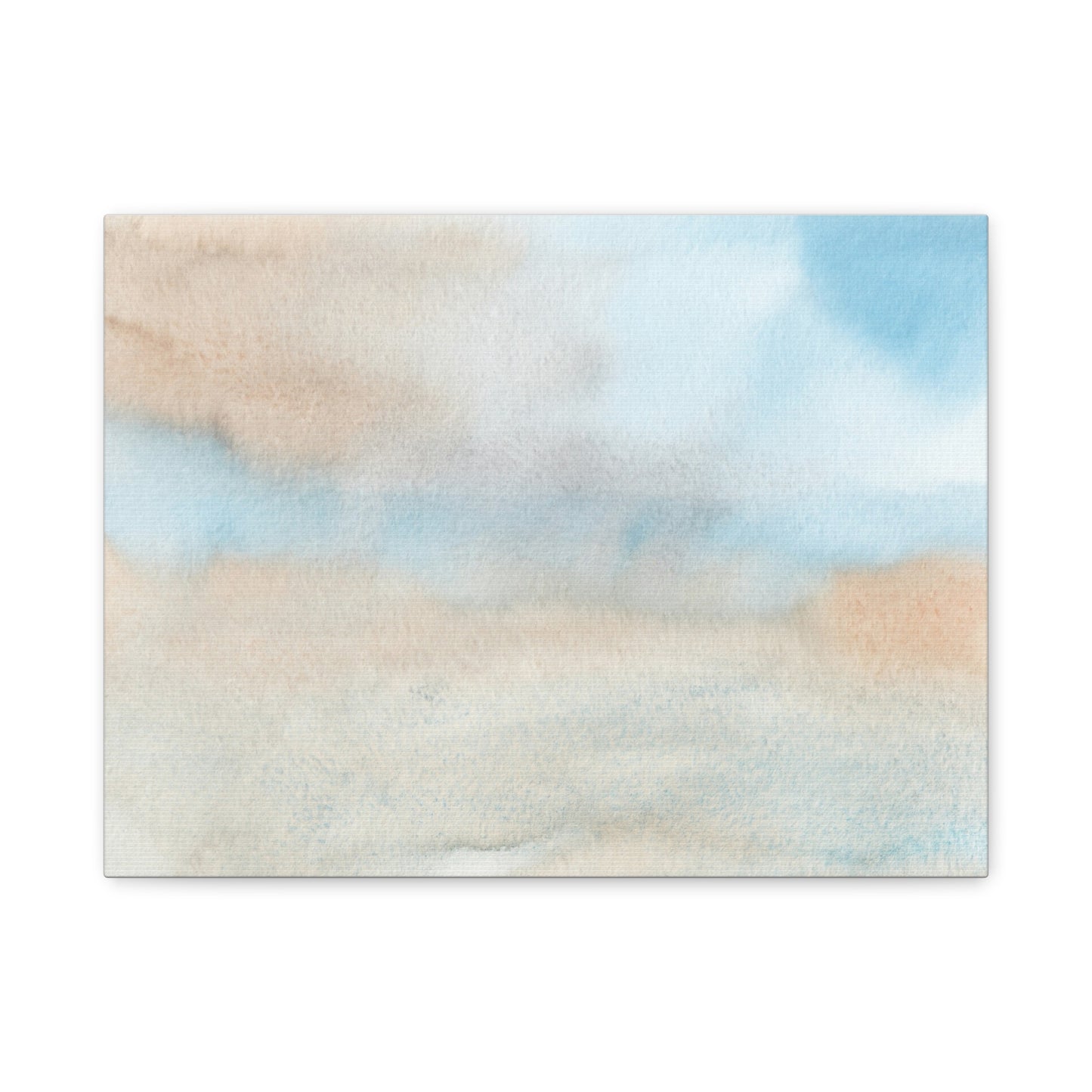 Beach Abstract Art Print | Ready-to-Hang Custom Matte Canvas with Eco-Friendly Pine Frame