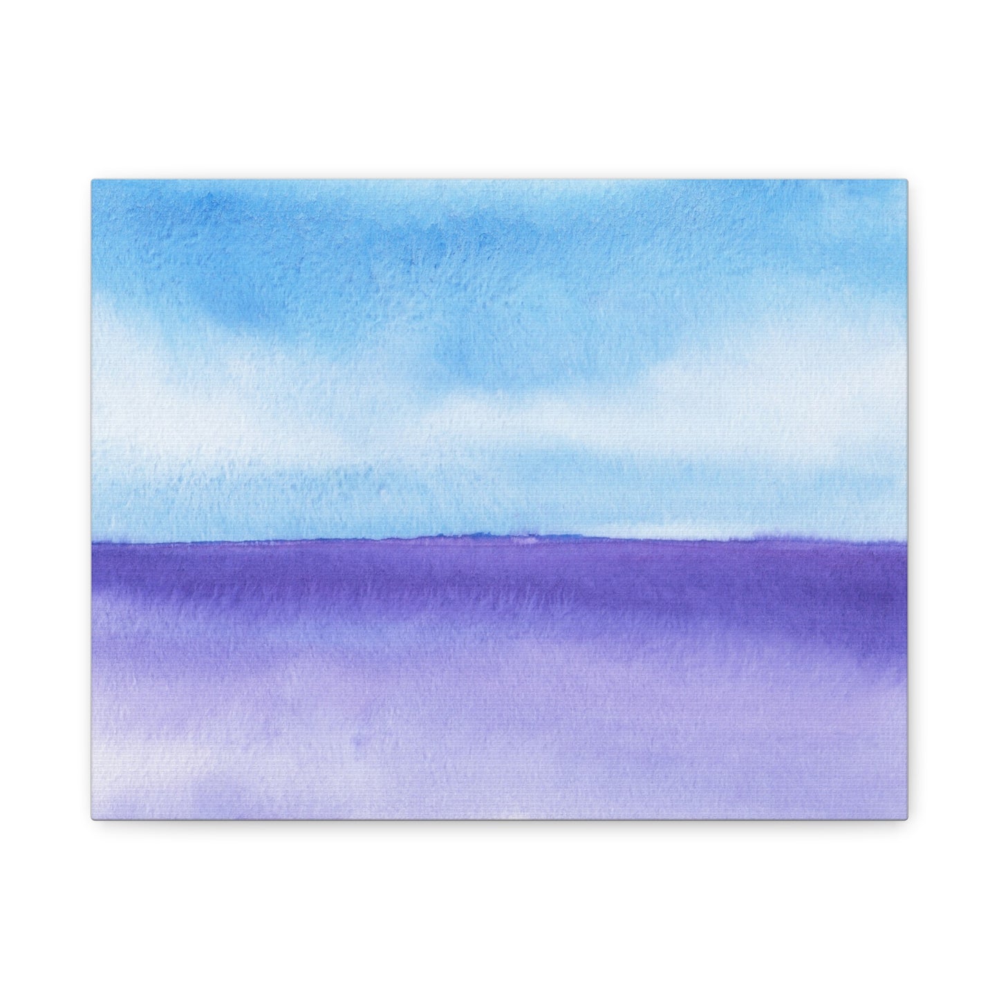 Big Wave Watercolor Art Print | Ready-to-Hang Custom Matte Canvas with Eco-Friendly Pine Frame